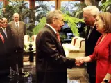 Margallo y Pastor, durante su visita a Cuba en la primavera de 2016.