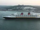 Crucero Disney en el puerto de Dover.