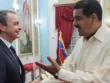 Nicolás Maduro y el expresidente español José Luis Rodríguez Zapatero.