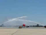 Vuelo inaugural de la ruta Sevilla-Zurich