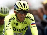 Alberto Contador, en la tercera etapa del Tour.