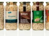 Envases de las marcas de alubias investigadas por su posible relación con casos de bolutismo, publicada en la web de Pizcuezo-Hermanos Cuevas.