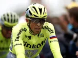 Alberto Contador, en la tercera etapa del Tour.
