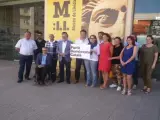 Miembros del Partit Demòcrata Català en el Museu de Lleida