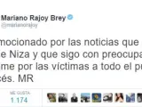 Rajoy da el pésame a las víctimas de Niza