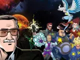 Stan Lee y sus discípulos en la serie animada para internet 'Stan Lee's Cosmic Crusaders'.