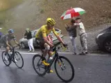 El ciclista británico Chris Froome, en la penúltima etapa del Tour de Francia.