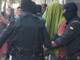 Operación antiyihadista en Girona, en 2016.