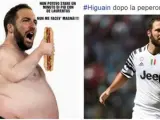 Memes con el sobrepeso de Higuaín.