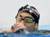 Michael Phelps celebra el segundo oro en Río.