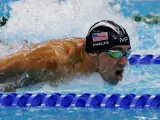 El nadador estadounidence Michael Phelps, en una de las pruebas disputadas en Río.