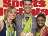 Katie Ledecky, Michael Phelps y Simone Biles, en portada.