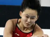 La china Ren Qian ganó el oro en los Juegos de Río en plataforma individual del concurso femenino de saltos.