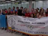 La delegación española en los Juegos Olímpicos de Río de Janeiro ha llegado esta tarde (13:30 horas) al Aeropuerto de Madrid Barajas Adolfo Suárez.