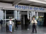 Fotografía de la Entrada del Hospital del Mar de Barcelona.