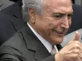 MIchel Temer, el día del impeachment de Dilma Rousseff, el 31 de julio de 2016.