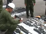 El gobierno de M&eacute;xico destruye 8.000 armas de fuego.