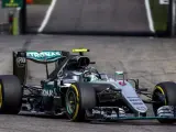 El piloto alemán Nico Rosberg, en el GP de Italia de Fórmula 1.
