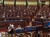Vista general del Congreso de los Diputados durante un pleno.