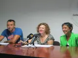 Representantes sindicales de la concesionaria de limpieza del hospital de Vigo