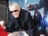 Stan Lee en la presentación de 'Iron Man 3'.