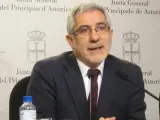 El portavoz de Izquierda Unida en la Junta General del Principado de Asturias (JGPA), Gaspar Llamazares.