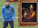 A Messi ha sido el último en salirle un doble histórico, el pintor Adriaen Van der Werff, cuyo autorretrato ha sacudido las redes sociales