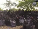 Imagen de las niñas secuestradas por Boko Haram, un acto que movilizó una campaña mundial para pedir su liberación.