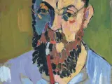 Retrato de Matisse pintado en 1905 por su amigo fovista André Derain