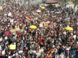 Protesta contra las reválidas en Valencia