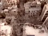 La destrucción en Alepo, vista desde el aire.