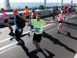 Raúl González, en el maratón de Nueva York.