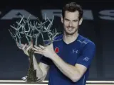 Andy Murray, tras ganar el Masters de París.
