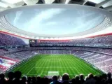 Futuro estadio de la Peineta para el Atlético Madrid.