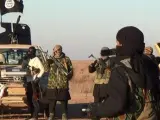 Milicianos de Estado Islámico en Mosul.