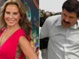 La actriz Kate del Castillo y el 'Chapo' Guzmán, en imágenes de archivo.