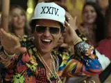 Escena del videoclip '24k Magic', primer single del disco homónimo de Bruno Mars.