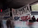 Manifestación frente al CIE de Aluche.