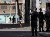 Operación policial desplegada en la favela Cidade de Deus en Río de Janeiro.
