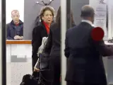La senadora y exalcaldesa de Valencia por el PP, Rita Barberá, a su llegada a la sede del Tribunal Supremo el pasado lunes.