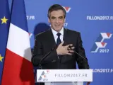 François Fillon, tras ganar en las primarias de la derecha francesa de cara a las elecciones presidenciales de Francia de 2017.
