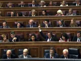 Momento de un pleno en el Congreso de los Diputados.
