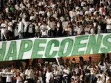 Homenaje al Chapecoense en el estadio Atanasio Girardot de Medellín, el 30 de noviembre de 2016.