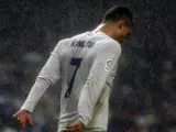 El delantero del Real Madrid Cristiano Ronaldo, en el último partido de Liga de su equipo.