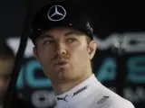 El piloto alemán de Mercedes, Nico Rosberg, en Brasil.