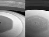 La nave espacial Cassini de la NASA ha enviado a la Tierra sus primeras visiones de la atmósfera de Saturno desde que comenzó la última fase de su misión. Estas imágenes muestran escenas desde lo alto del hemisferio norte de Saturno, incluyendo la fascinante corriente de chorro hexagonal del planeta.