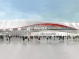 El nuevo estadio del Atlético de Madrid se llamará Wanda Metropolitano. Wanda es el nombre del grupo empresarial chino que patrocina la operación del estadio, mientras que Metropolitano es un homenaje al anterior campo del club.