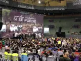 Asamblea de Podemos en Vistalegre
