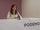 La responsable de Igualdad de Podemos, Clara Serra