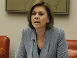 La ministra de Defensa, María Dolores de Cospedal, comparece a petición propia en el Congreso, para informar del dictamen del Consejo de Estado sobre el accidente del Yak-42.